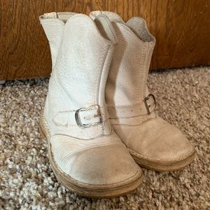 Vintage white toddler cowboy/cowgirl boots